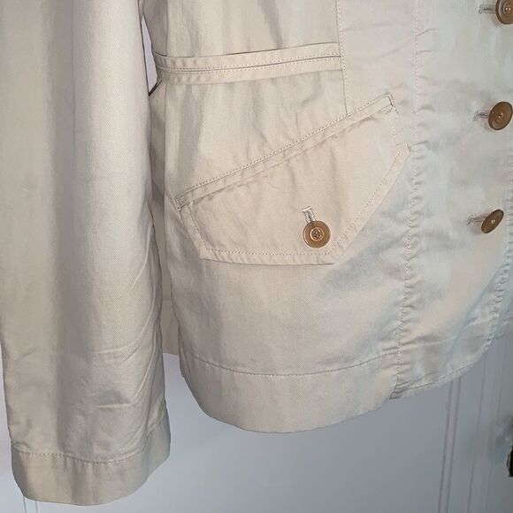 Tan cotton/nylon jacket  - Picture 5 of 11